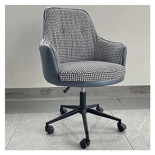 Bürostuhl, ergonomisch, drehbar, Samt – moderner, gepolsterter Sessel mit Rollen, gepolsterter Schreibtischstuhl für Frauen und Mädchen, stilvoller Computer-Arbeitshocker für das Wohnzimmer Bürostuhl, ergonomisch, drehbar, Samt – moderner, gepolsterter Sessel mit Rollen, gepolsterter Schreibtischstuhl für Frauen und Mädchen, stilvoller Computer-Arbeitshocker für das Wohnzimmer von Generic