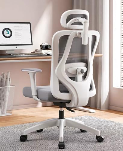 Bürostuhl, ergonomisch, drehbar, mit 4D-Lendenwirbelstütze, verstellbare Kopfstütze und Armlehne, 150° Neigung, einziehbare Fußstütze – perfekt für Arbeit, Filme und Entspannung () von Generic