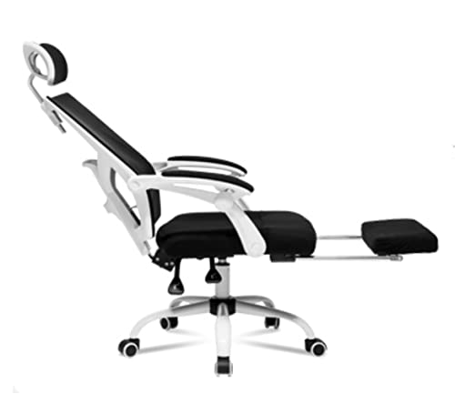 Bürostuhl, ergonomischer Chefsessel mit hoher Rückenlehne, Computerstuhl – Drehbarer Liegestuhl mit Verstellbarer Lordosenstütze und atmungsaktivem Netzgewebe für ultimativen Komfort am Arbe von Generic