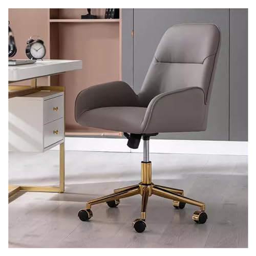 Bürostuhl, verstellbar, drehbar, Schreibtischstuhl mit Rollen, Goldener Fuß, Sessel für Schminktisch, Schlafzimmer und Zuhause, stilvoller Frisiertischstuhl, bequemes und modernes Design Bürostuhl, verstellbar, drehbar, Schreibtischstuhl mit Rollen, Goldener Fuß, Sessel für Schminktisch, Schlafzimmer und Zuhause, stilvoller Frisiertischstuhl, bequemes und modernes Design von Generic