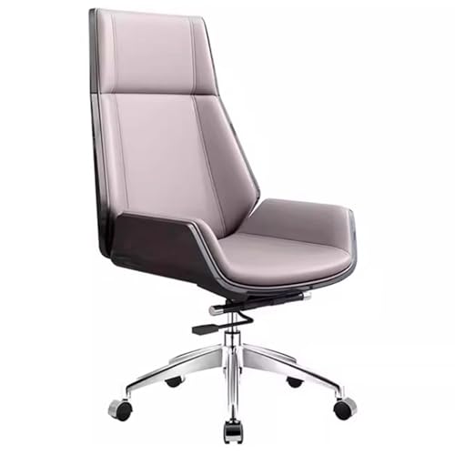 Bürostuhl Chefsessel mit Hoher Rückenlehne, Ergonomischer Schreibtischstuhl Extra Breit Drehstuhl mit Stabiler Basis, Groß und Hoch mit Extra Breiter Sitzfläche(Black) von Generic
