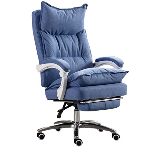Bürostuhl Ergonomischer \U2013 Bequemer Gaming-Stuhl aus weichem Stoff mit verstellbaren Armlehnen, Liegedesign, trägt bis zu 150 kg, ideal für zu Hause und den Gebrauch von Generic