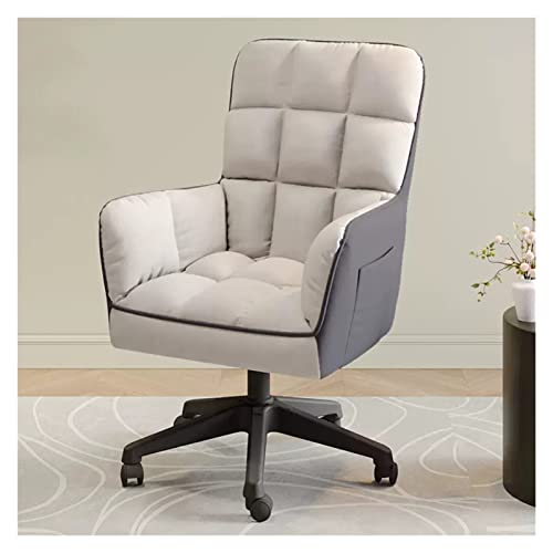 Bürostuhl Ergonomischer 360°-Drehstuhl mit Armlehnen - Bequemer Chefsessel Schreibtisch- und Lesestuhl Gepolsterter Sofasessel für Zuhause und den Gebrauch von Generic