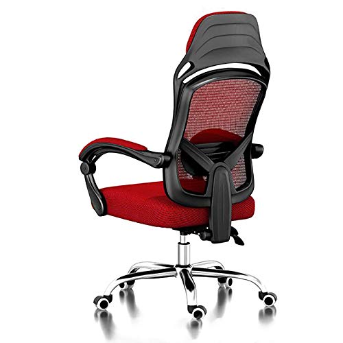 Bürostuhl Gaming-Stuhl Computerstuhl Höhenverstellbarer Computerstuhl Netz-Bürostuhl Hohe Rückenlehne Arbeitsdrehstuhl mit Kippfunktion Lordosenstütze Räder,E, Rot-65x65x115 Bürostuhl Gaming-Stuhl Computerstuhl Höhenverstellbarer Computerstuhl Netz-Bürostuhl Hohe Rückenlehne Arbeitsdrehstuhl mit Kippfunktion Lordosenstütze Räder,E, Rot-65x65x115 von Generic