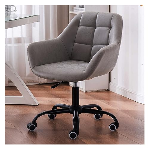 Bürostuhl Mid-Century Ergonomischer Lederstuhl - Drehbarer Chefsessel mit Armlehnen und Rollen Hohe Rückenlehne Höhenverstellbar für ultimativen Komfort und Stil Bürostuhl Mid-Century Ergonomischer Lederstuhl - Drehbarer Chefsessel mit Armlehnen und Rollen Hohe Rückenlehne Höhenverstellbar für ultimativen Komfort und Stil von Generic