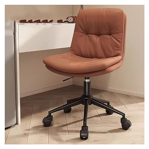 Bürostuhl Modern Ergonomisch - Drehbarer Schreibtischstuhl Mit Höhenverstellbarer Polsterung Aus Kunstleder Rollendes Armlehnenloses Design Hohe Rückenlehne Komfort Perfekt Für Zuhause & Bürostuhl Modern Ergonomisch - Drehbarer Schreibtischstuhl Mit Höhenverstellbarer Polsterung Aus Kunstleder Rollendes Armlehnenloses Design Hohe Rückenlehne Komfort Perfekt Für Zuhause & von Generic
