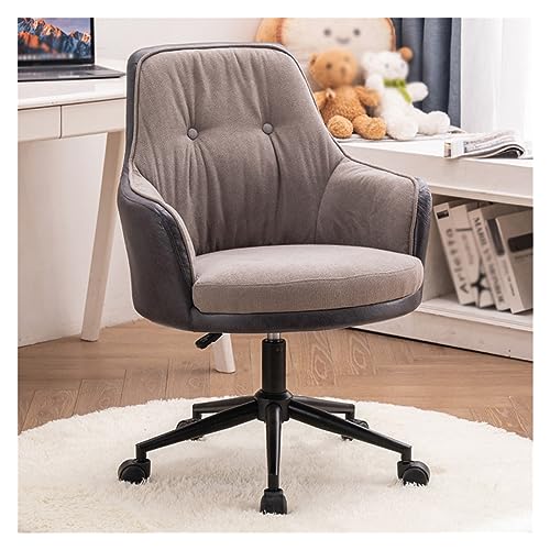Bürostuhl Moderner ergonomischer Samt - Drehsessel mit getuftetem Design, gepolsterter Hocker auf Rollen für Frauen und Mädchen - Ideal für Zuhause und den Gebrauch von Generic