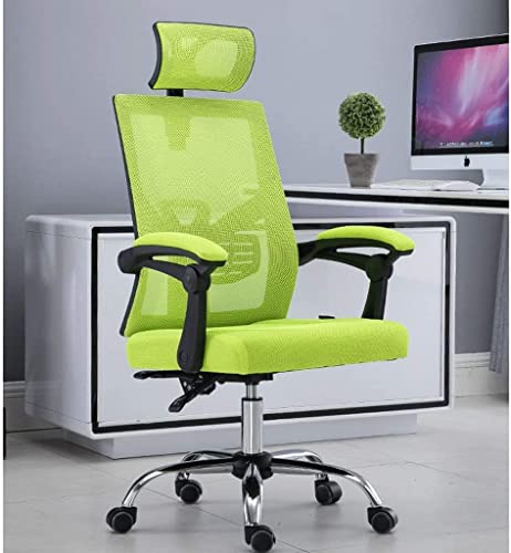 Bürostuhl Verstellbarer Schreibtischstuhl Mesh Computerstuhl Bequeme Chefsessel Arbeitszimmer Managerstühle Bequem (Grün) von Generic