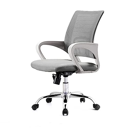 Bürostuhl aus Netzstoff mit mittlerer Rückenlehne, ergonomischer Drehstuhl mit Armlehnen und höhenverstellbarem Schreibtischstuhl mit Rollen von Generic