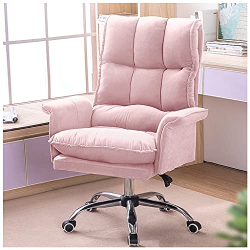 Bürostuhl mit hoher Rückenlehne, holländischer Samt, mit weicher ergonomischer Unterstützung und Kippfunktion, Verstellbarer Schreibtisch-Gaming-Drehstuhl für Zuhause, Chefsessel mit Rollen Bürostuhl mit hoher Rückenlehne, holländischer Samt, mit weicher ergonomischer Unterstützung und Kippfunktion, Verstellbarer Schreibtisch-Gaming-Drehstuhl für Zuhause, Chefsessel mit Rollen von Generic