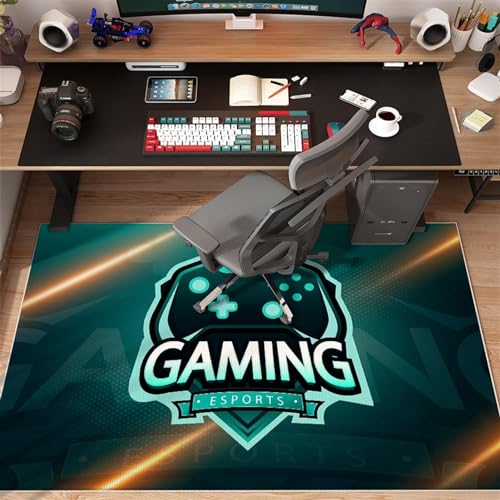 Bürostuhlmatten Für Teppichboden Schutzmatte rutschfeste Gaming Computer Stuhlmatte Für Hartholzböden Fliesen Laminat Boden Rollstuhl, 002, 5, 160 * 200CM von Generic