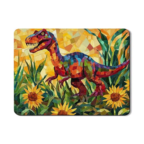 Bunte Dinosaurier-Abtropfmatten für Küchentheke, lebendiges Mosaik-Kunst, saugfähiges Gummi-Abtropfgestell, Sommer-Heimdekoration, Kinderzimmer-Schutz, 45,7 x 61 cm Bunte Dinosaurier-Abtropfmatten für Küchentheke, lebendiges Mosaik-Kunst, saugfähiges Gummi-Abtropfgestell, Sommer-Heimdekoration, Kinderzimmer-Schutz, 45,7 x 61 cm von Generic