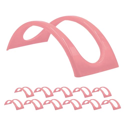 Buntes Taco-Halter-Set – Taco-Ständer, bunte Halterungen, spülmaschinen- und mikrowellengeeignet, weiche oder harte Taco-Schalen-Halter, Straßentaco-Tablett, Teller von Generic