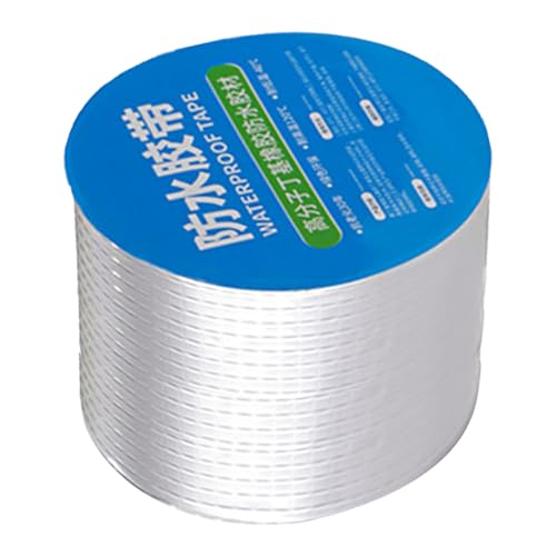 Butylband, robustes und wasserdichtes Klebeband | Butyl-Dichtband mit starker Bindung - Hitzeschild selbstklebend Dachdichtstoff Alufolie Dichtband Reparaturband von Generic