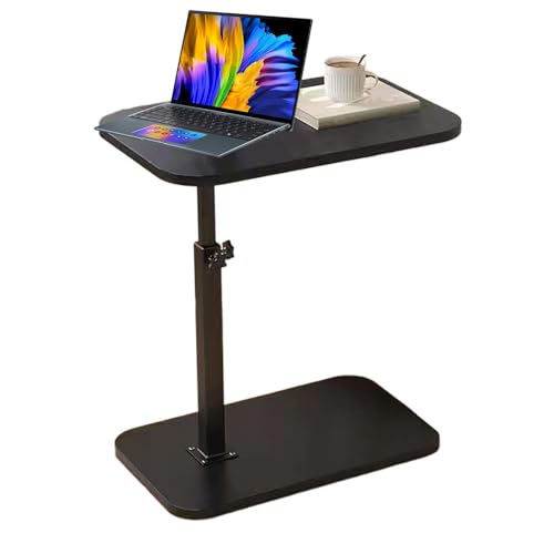 C Cottage Tabelle - Laptop-Sofatisch, verstellbare Seitentabelle | C-förmiger Seitentisch, 360-Grad-Drehtisch für kleine Räume von Generic