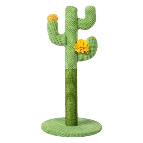 Cactus Chat Tree - Vertikale Spielwende mit 3 Sisal -Posts, Fun Activity Center | Interaktive Möbel für Erwachsene Innenkätzchen, Kratzer für Krallen Cactus Chat Tree - Vertikale Spielwende mit 3 Sisal -Posts, Fun Activity Center | Interaktive Möbel für Erwachsene Innenkätzchen, Kratzer für Krallen von Generic