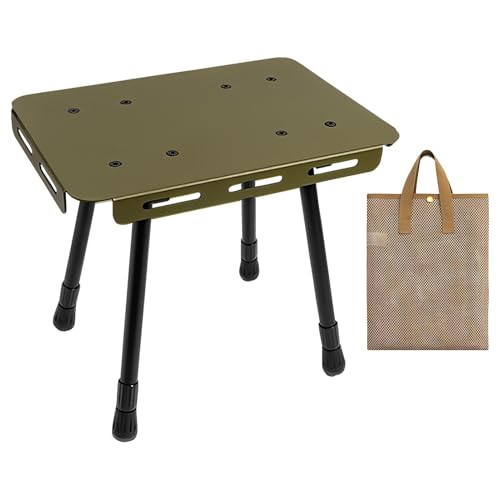 Camp-Hocker für Erwachsene, Campinghocker – tragbarer Sitzhocker, Wandersitz, Wandertisch, , multifunktional, für Gartengrill von Generic