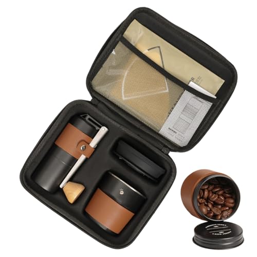 Camping Kaffeemaschine | Kaffeefilter Set Mit Tragetasche - Multifunktionale Kaffeemühle Mit Tragbarem Kaffeezubehör-Set Für Reisen, Wandern, Und Zuhause Camping Kaffeemaschine | Kaffeefilter Set Mit Tragetasche - Multifunktionale Kaffeemühle Mit Tragbarem Kaffeezubehör-Set Für Reisen, Wandern, Und Zuhause von Generic