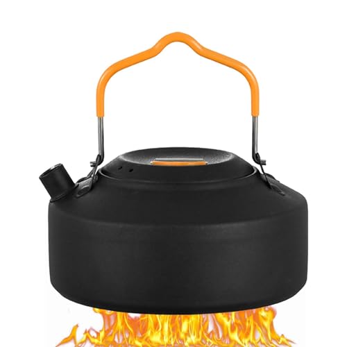Camping Tee Wasserkocher - Tragbarer Outdoor Wasserkocher, Edelstahl Camping Wasserkocher | Schnellaufheizbarer Lagerfeuerkocher, Campingherdkocher, Ca Teekanne Camping Tee Wasserkocher - Tragbarer Outdoor Wasserkocher, Edelstahl Camping Wasserkocher | Schnellaufheizbarer Lagerfeuerkocher, Campingherdkocher, Ca Teekanne von Generic