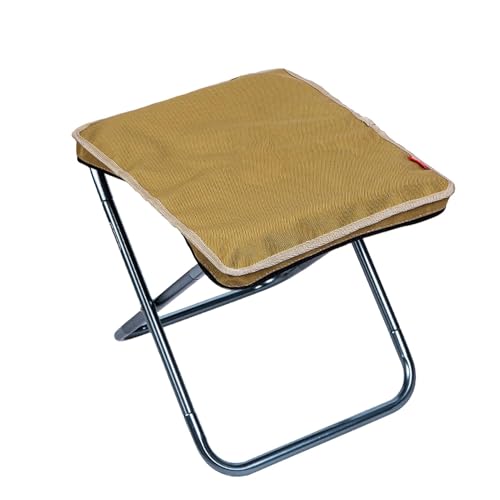 Campinghocker, klappbarer Camping-Hocker, XL Campinghocker, Tragfähigkeit bis zu 100 kg, Oxford-Gewebe 600D, Hocker mit Halterung aus Aluminiumlegierung von Generic