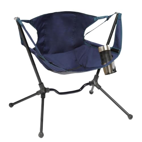 Campingschaukel für Erwachsene, Campingschaukelstuhl - Faltbarer Schaukelstuhl Oxford 600D mit Tragetasche | Schaukelstuhl mit Rückenstütze, Campingstuhl drehbar Campingschaukel für Erwachsene, Campingschaukelstuhl - Faltbarer Schaukelstuhl Oxford 600D mit Tragetasche | Schaukelstuhl mit Rückenstütze, Campingstuhl drehbar von Generic