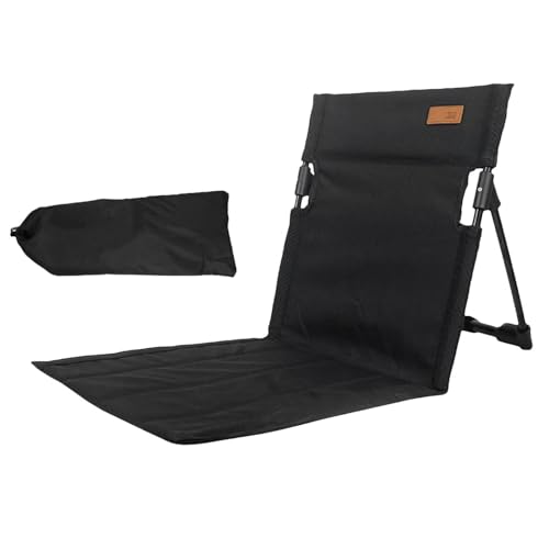 Campingstuhl faltbar - Stuhl mit Sitzkissen für Stadionsitz, kompakter Stadionstuhl für Treppenstufen | Stufensitze mit Rückenstütze und Kissen, tragbarer Klappsitz Campingstuhl faltbar - Stuhl mit Sitzkissen für Stadionsitz, kompakter Stadionstuhl für Treppenstufen | Stufensitze mit Rückenstütze und Kissen, tragbarer Klappsitz von Generic