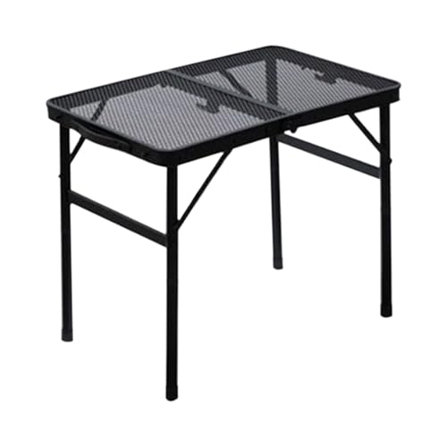 Campingtisch - Faltbarer Esstisch | Camping Klapptisch mit verstellbarer Höhe | Leichter tragbarer Outdoor-Picknicktisch | BBQ Grill Beistelltisch | Verstellbare Höhe für Picknick Angeln von Generic