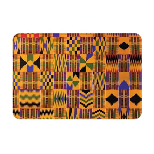 Carpet Afrikanische Stammes-Ethnische Textur, 40X60Cm Badteppich Super Absorbierende Schmutzfangmatte Waschbar Badematten Für Cuisine Intérieur Terrasse von Generic