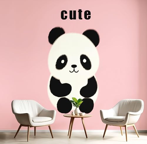 Cartoon-Panda Tapete Selbstklebende Tapete Minimalistischer Stil Mustertapete Rosa Tapeten Wohnzimmer Muster Möbelfolie Schlafzimmer Flur Wand Dekoration 350×256Cm Cartoon-Panda Tapete Selbstklebende Tapete Minimalistischer Stil Mustertapete Rosa Tapeten Wohnzimmer Muster Möbelfolie Schlafzimmer Flur Wand Dekoration 350×256Cm von Generic
