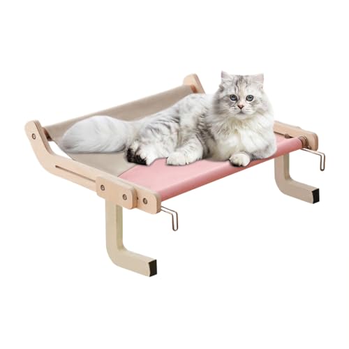 Cat Barsch - Platz sparende Schwelle Bett, Hochleistungsfenster Sitz | Sonnenbade hängende Ruheplattform, robuste Haustier -Rahmenbecher für Innenräume am Nachtstockschrank Regale Katzen Schla Cat Barsch - Platz sparende Schwelle Bett, Hochleistungsfenster Sitz | Sonnenbade hängende Ruheplattform, robuste Haustier -Rahmenbecher für Innenräume am Nachtstockschrank Regale Katzen Schla von Generic