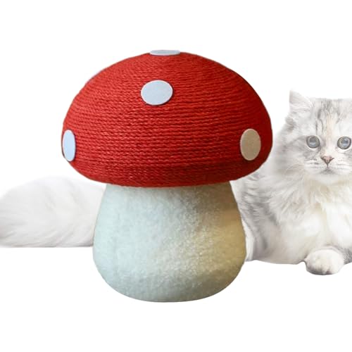 Cat Graffer, Pilz Cat Scratching Post | Tragbare interaktive Crappon-Posts für Geburtstag für Haustiere Nodom Outdoor Interaktives Lustiges Spiel Vertikales Scalator von Generic