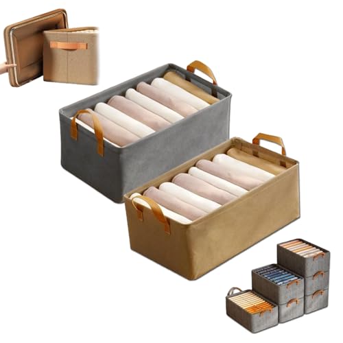 Cation Multifunktionaler Faltschrank, Pickelect Aufbewahrungsboxen, Pickelect Cation Multifunktionaler Faltschrank, Mit Griff, Ultra Space Kleiderschrank Mit Schubladen (2-Khaki) von Generic