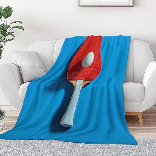 Ceuleanblau Bedruckte Kuscheldecke Für Kinder Jungen Mädchen Erwachsene, Ultraweicher Flauschiger Sport Tischtennisschläger Fotografie Fuzzy Flanell Decke Für Schlafsofa Couch 150 x 200 cm Ceuleanblau Bedruckte Kuscheldecke Für Kinder Jungen Mädchen Erwachsene, Ultraweicher Flauschiger Sport Tischtennisschläger Fotografie Fuzzy Flanell Decke Für Schlafsofa Couch 150 x 200 cm von Generic