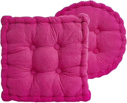 Chair Cushions,Comfortable Cotton Thick Padding Quilted Cushion/Floor Cushion Indoor and Outdoor for Dining Room, Living(Rose,Rotundity18) von Generic