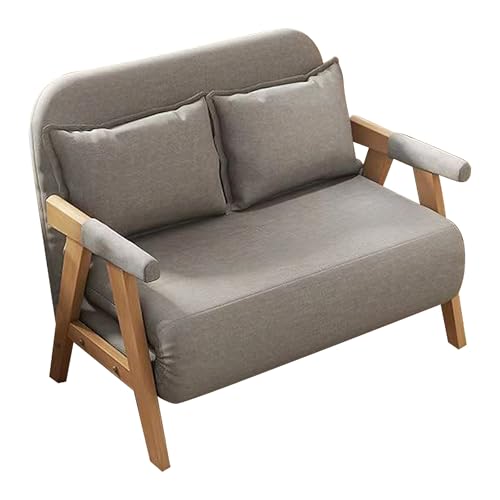 Chaiselongue Sofa mit Schlaffunktion Schlafsessel mit 5-Fach Verstellbarer Rückenlehne Massivholzrahmen Klappsofa Gästebett für Wohnzimmer, Balkon, Schlafzimmer(Multi-Colored,190 * 100 * 30cm) von Generic