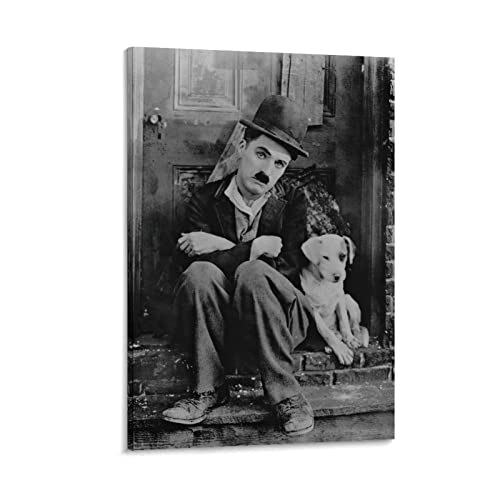Charlie Chaplin Poster Classic Movie Poster Wallpaper (5) Bild Druck Wandkunst Poster Malerei Leinwand Poster Kunstwerke Zimmer Ästhetisch 20 x 30 cm von Generic