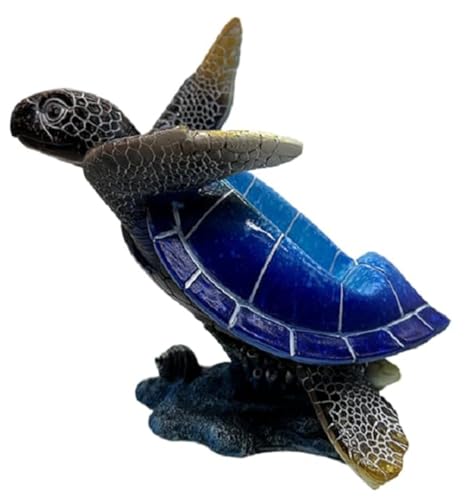 Chesapeake Bay 75799 Weinflaschenhalter aus Polyresin, blaue Meeresschildkröte, 19 x 18 x 15 cm Chesapeake Bay 75799 Weinflaschenhalter aus Polyresin, blaue Meeresschildkröte, 19 x 18 x 15 cm von Generic