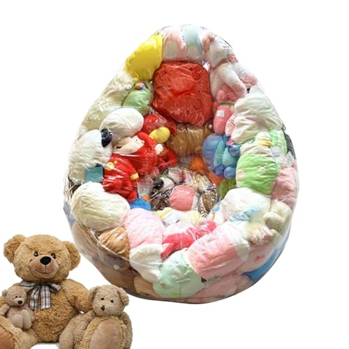 Cobertor Puffspielzeug - Saco Clear Storage, Sofa Beschützer entspannender Sitz Erwachsener Kinder | Flexibler langlebiger Material, komfortable angenehme Oberflächengebrauch Apartment Sala Est von Generic