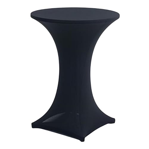 Cocktailtischhussen – Cocktail Stretch Tisch Abdeckung | Runde Tischdecke mit Ecken für Klapptisch | Spandex Cocktail Tischdecke | Stretch Cocktail Tischdecke Cocktailtischhussen – Cocktail Stretch Tisch Abdeckung | Runde Tischdecke mit Ecken für Klapptisch | Spandex Cocktail Tischdecke | Stretch Cocktail Tischdecke von Generic