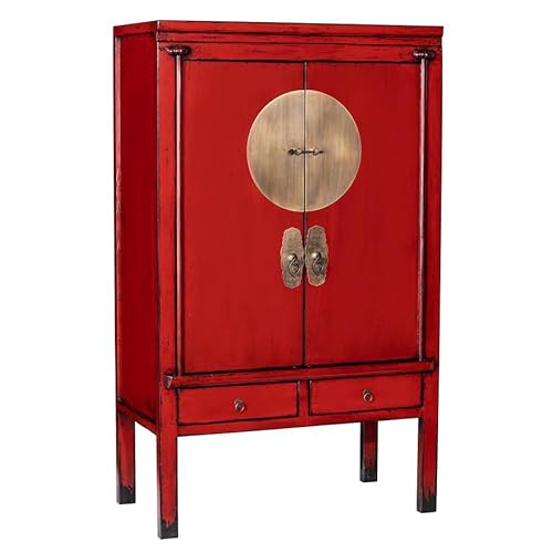 Colours of the Orient Chinesischer Brautschrank Rot – Orientalisches Rot – Orientalischer Schrank – Asiatischer Schrank von Generic