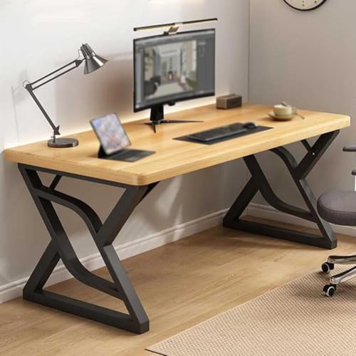 Computertisch, Großer Computer-büro-Schreibtisch, Robuster Schreibtisch-Workstation-Gaming-Tisch, Business-möbel, Für Schlafzimmer, Wohnzimmer, Zuhause Und Büro, Light Brown 1, 100x60cm/39.4x23.6in Computertisch, Großer Computer-büro-Schreibtisch, Robuster Schreibtisch-Workstation-Gaming-Tisch, Business-möbel, Für Schlafzimmer, Wohnzimmer, Zuhause Und Büro, Light Brown 1, 100x60cm/39.4x23.6in von Generic