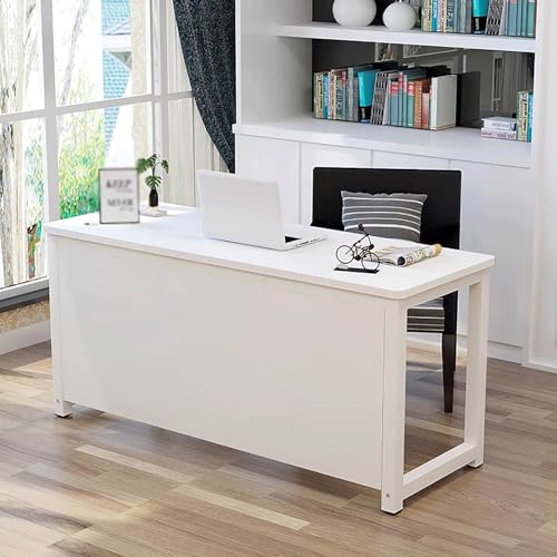 Computertisch Homeoffice-Schreibtisch Mit Sichtschutzblende Tischplatte aus Holz Schreiben/Arbeiten/Lernen/Kinder/Studenten/Lehrer for Büro und Homeoffice Tisch(B,100x50cm/39x20in) von Generic