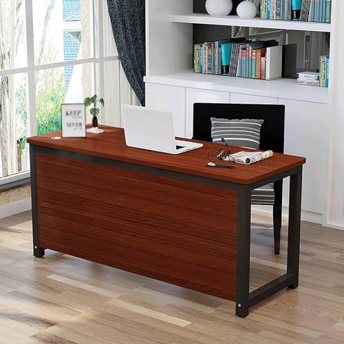 Computertisch Homeoffice-Schreibtisch Mit Sichtschutzblende Tischplatte aus Holz Schreiben/Arbeiten/Lernen/Kinder/Studenten/Lehrer for Büro und Homeoffice Tisch(D,100x60cm/39x24in) von Generic