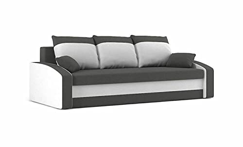 Couch Hewlet mit Schlaffunktion Best Couch mit Bettkasten! (Haiti 14 + Haiti 0) von Generic