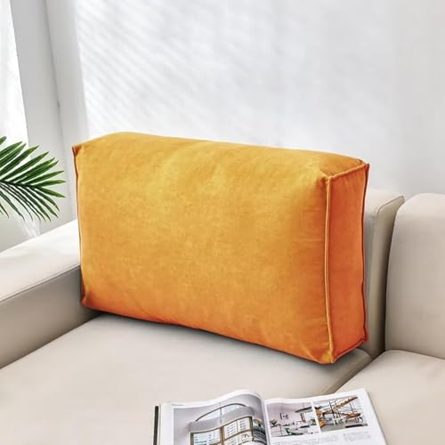 Couch-rückenkissen Kissen - Große Sofa-rückenkissen Kopfteil-Kissen Dekokissen Taillenkissen Komfort-lesekissen Lendenwirbelstützkissen, Orange, 24 * 18 * 5 inch Couch-rückenkissen Kissen - Große Sofa-rückenkissen Kopfteil-Kissen Dekokissen Taillenkissen Komfort-lesekissen Lendenwirbelstützkissen, Orange, 24 * 18 * 5 inch von Generic
