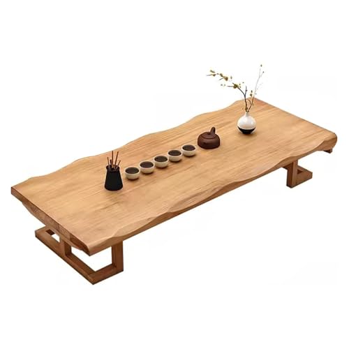 Couchtisch aus Massivholz im japanischen Stil for Sitzen auf dem Boden – Niedriger ESS- und Empfangstisch 100 x 60 x 35 cm, perfekt for Stühle und Hocker, Elegante Heimdekoration Couchtisch aus Massivholz im japanischen Stil for Sitzen auf dem Boden – Niedriger ESS- und Empfangstisch 100 x 60 x 35 cm, perfekt for Stühle und Hocker, Elegante Heimdekoration von Generic