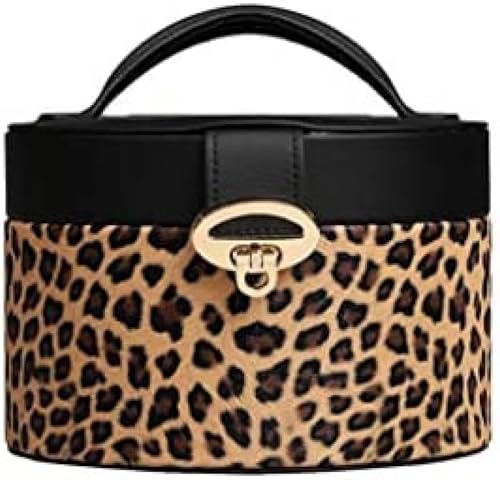 Coveiet Doppellagige Fashio Schmuckschatulle, Earrigs Mit Großem Fassungsvermögen, Ecklaces Ad Rigs Schmuckorgaizer, Leopard Prit, Leopard Print Box von Generic