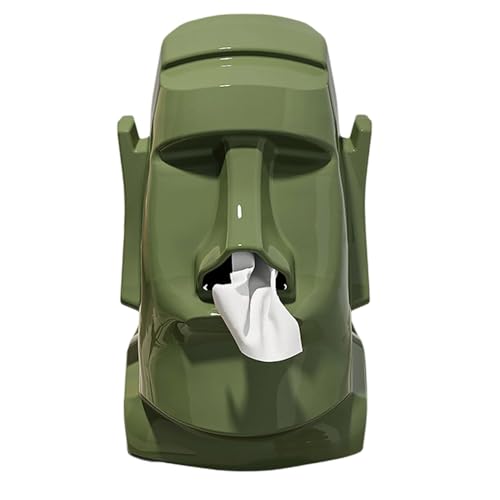 Creative Tissue Box Halter Easter Island Statue Variante - Desktop-Organizer Servit Rack | ungerade idolskulpturetik, Regal integriertes Design, Decor Schlafsaal, Badezimmer Eitelkeit Anweisung ac Creative Tissue Box Halter Easter Island Statue Variante - Desktop-Organizer Servit Rack | ungerade idolskulpturetik, Regal integriertes Design, Decor Schlafsaal, Badezimmer Eitelkeit Anweisung ac von Generic