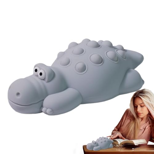 Crocodile Table Nightlight – Krokodillampe aus Silikon, USB-betrieben, Schreibtischlicht, LED, wiederaufladbar | Tap Control Animal Night Lampe, Light Soft Glow für Schlafzimmer von Generic