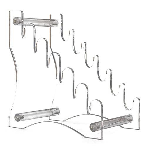 Cutter Display Holder - Acryl Cutter Ständer, Cutter Collection Display Stand | Cutter Storage Stand with 6 Holding Positions, Transparent Cutter Collection Display Stand Holder for Steak Cutter Cutter Display Holder - Acryl Cutter Ständer, Cutter Collection Display Stand | Cutter Storage Stand with 6 Holding Positions, Transparent Cutter Collection Display Stand Holder for Steak Cutter von Generic